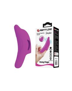 Pretty Love Delphini Dolphin Honey Finger Vibe - Fuchsia
