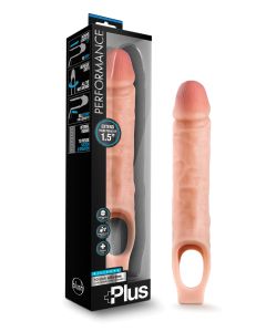 Blush Performance Plus 10" Silicone Cock Sheath Penis Extender - Flesh