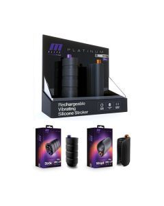 Blush M Elite Platinum Vibrating Merchandising Kit