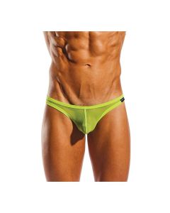 Cocksox Mesh Enhancing Pouch Thong Citrus Green