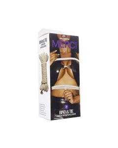 Merci Bind & Tie Hemp Bondage Rope - 30 ft Natural