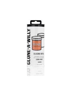 Clone-A-Willy Silicone Refill - Medium Tone