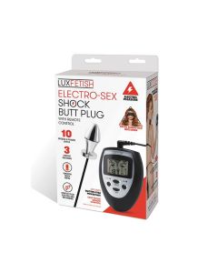 Lux Fetish Electro Sex Shock Butt Plug w/Remote