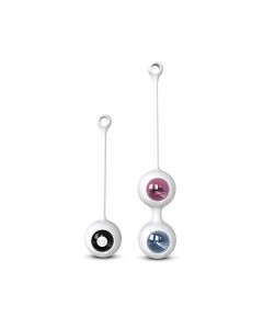 Freezer Ben Wa Ball Remote Control Kegel Ball Exercises Set - White