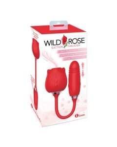 Wild Rose & Thruster Vibrator - Red
