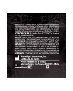 Sex Grease Silicone -  Bottle