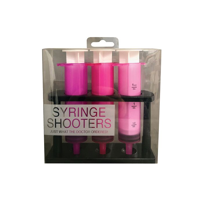 Syringe Shooters - Pink Set of 3