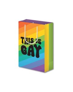 This Is Gay Stripe Gift Bag