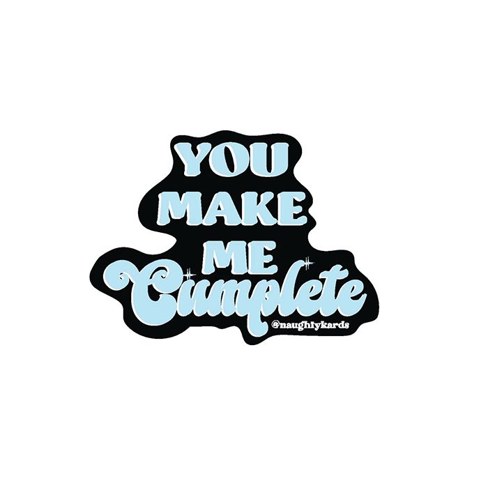 Cumplete Sticker - Pack of 3