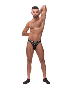 Cock Pit Fishnet Cock Ring Jock Black