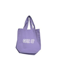 Nobu Cute AF Reusable Tote - Lilac