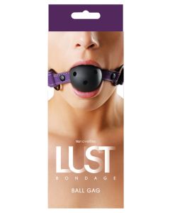 Lust Bondage Ball Gag - Purple