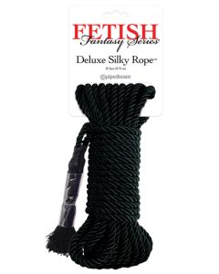 Fetish Fantasy Series Deluxe Silk Rope - Black