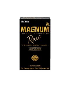 Trojan Magnum Raw Condoms - Pack of 10