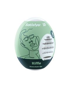 Satisfyer Masturbator Egg Riffle - Light Green