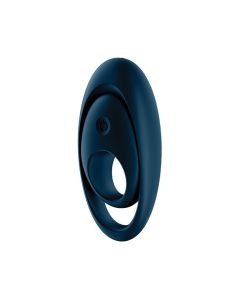 Satisfyer Glorious Duo Ring Vibrator - Dark Blue