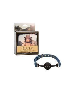 Ride 'Em Premium Denim Collection Ball Gag