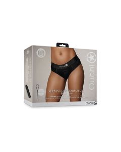 Shots Ouch Vibrating Strap On High-Cut Brief