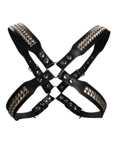 Shots Uomo Men's Pyramid Stud Body Harness