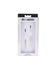 Sex & Mischief Pearl Nipple Ties
