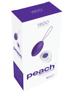 VeDO Peach Rechargeable Egg Vibe - Into You