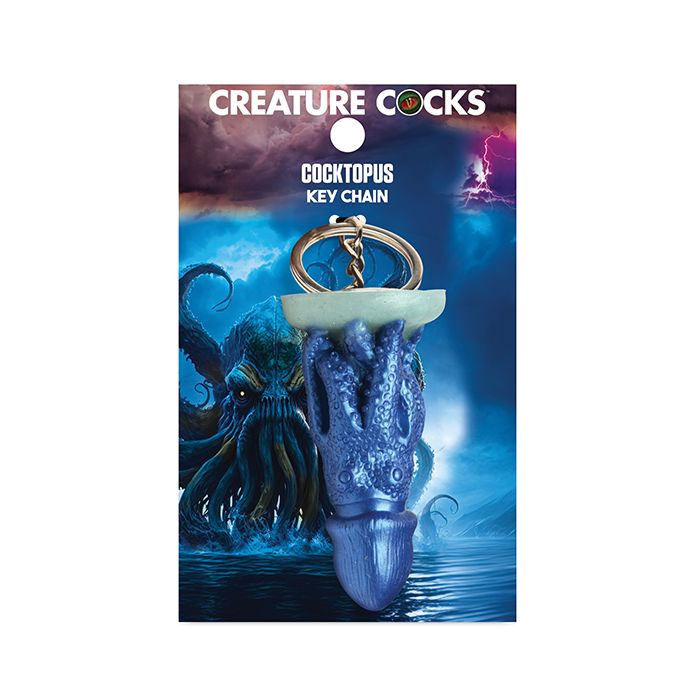 Creature Cocks Cocktopus Silicone Key Chain - Multi Color