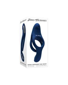 Zero Tolerance Ring Around the Rosy Cock & Ball Vibrator - Blue