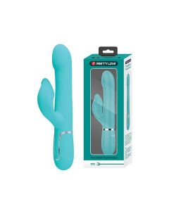 Pretty Love Twinkled Tenderness Fabin Rolling Ball Rabbit - Aqua