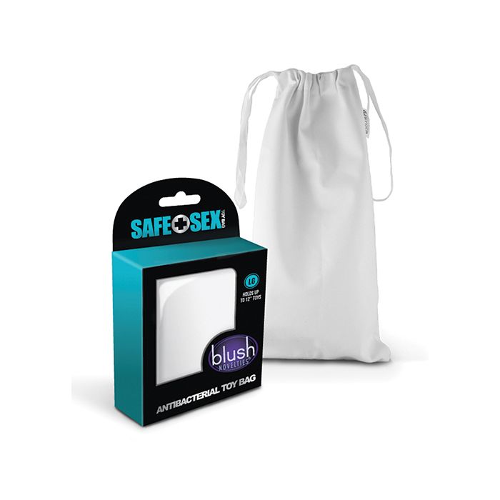Blush Safe Sex Antibacterial Toy Bag Counter Display - Large Display of 24