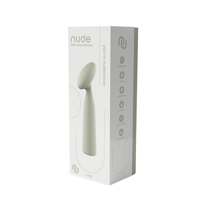 NUDE Luna Rechargeable Mini Wand Vibe - Mint