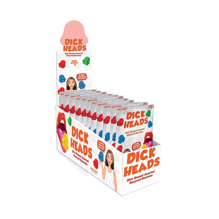 Dick Heads Gummies  Display - Display of 12