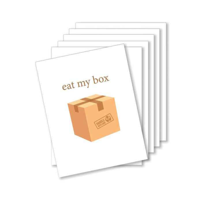 Eat My Box Naughty Greeting Card