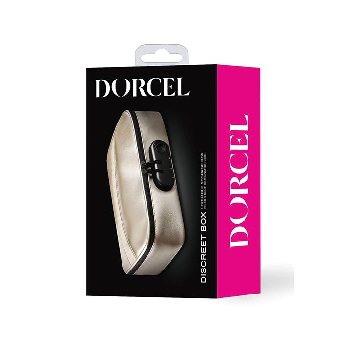 Dorcel Lockable Discreet Box - Luxury Gold