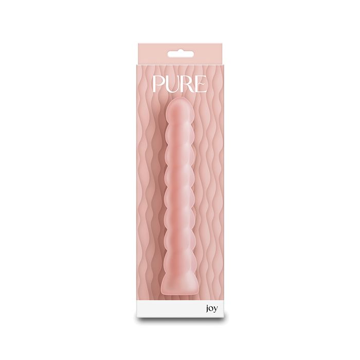 Pure Joy Textured Vibrator - Peach