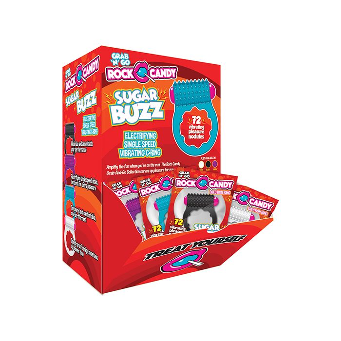 Rock Candy Sugar Buzz Single Speed C-Ring - Asst. Colors Display of 24