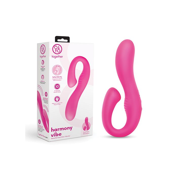 Together Harmony Vibe Versatile Dual-Stim Vibrator - Pink