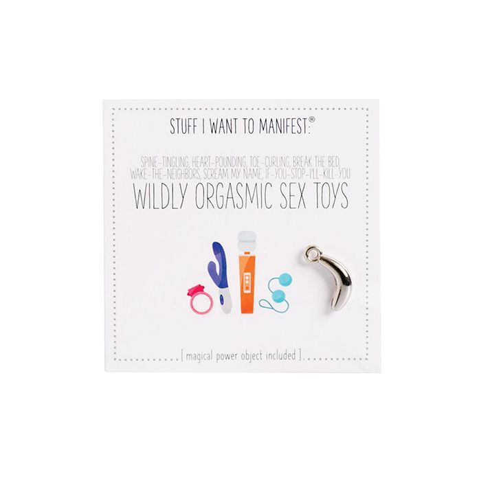Warm Human Wildly Orgasmic Sex Toys Mini Card & Charm